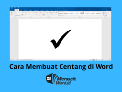 Cara Membuat Undangan Di Word Manual Template Otomatis