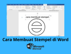 Cara Membuat Papan Nama Di Word Praktis Dan Simpel