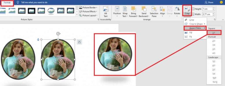 Cara Mudah Memotong Crop Gambar Di Microsoft Word