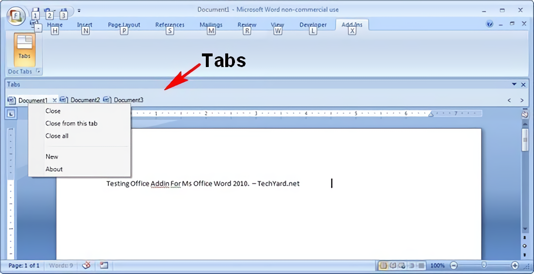 Cara Mengatur Tab di Word