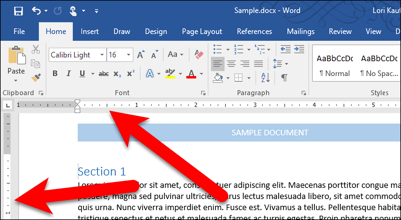 Cara Menampilkan Ruler di Word