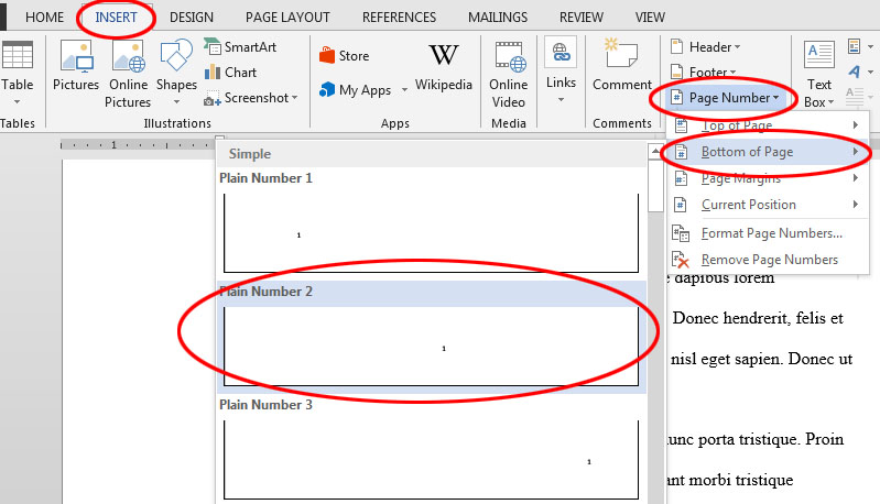 Cara Membuat Nomor Halaman di Word