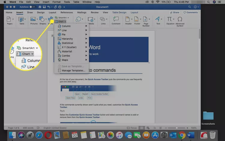 Cara Membuat Grafik di Word