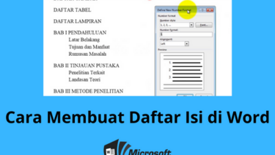 Cara Membuat Daftar Isi di Word, Manual dan Otomatis