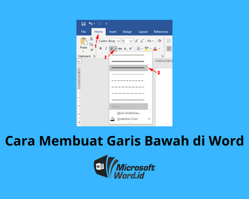 Berbagai Cara Mudah Dan Praktis Membuat Garis Bawah Di Word 4097