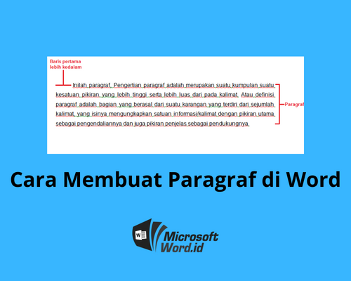 Cara Membuat Paragraf di Word
