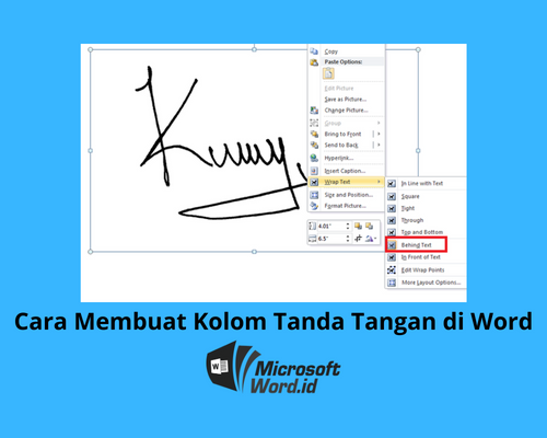 Ini Cara Membuat Kolom Tanda Tangan Di Word Dengan Rapi 8567