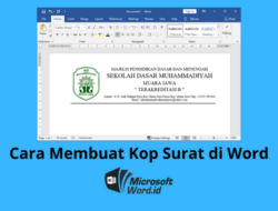 Cara Membuat Surat Di Word Biar Terlihat Profesional