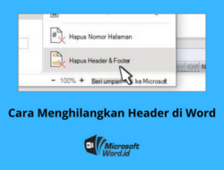 Nggak Sulit, Ini Cara Menghilangkan Header di Word
