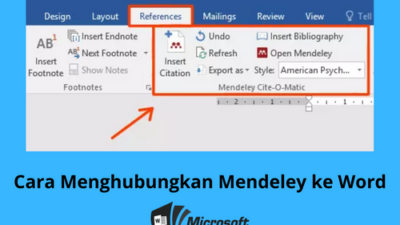 Begini Cara Menghubungkan Mendeley ke Word