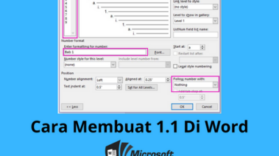3 Cara Membuat 1.1 Di Word Secara Otomatis & Rapi