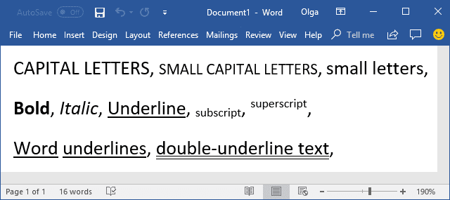 Memakai Tombol Shitf + Huruf di Keyboard cara merubah huruf kecil menjadi huruf besar di word