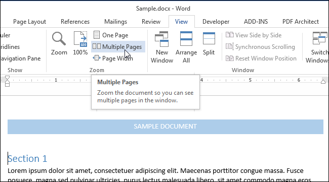 Atur View Menjadi Multiple Pages