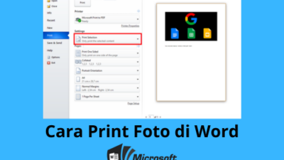 Cara Print Foto di Word Agar Hasilnya Tidak Pecah & Bergaris